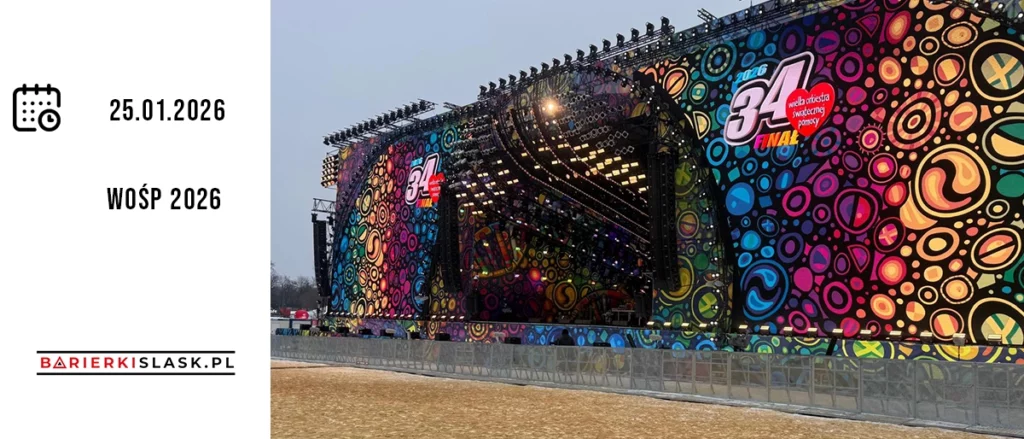 WOŚP 2026: MOJO, ogrodzenia i barierki w akcji