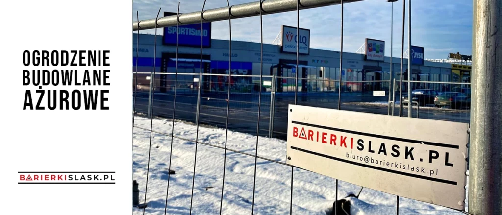 Ogrodzenie budowlane ażurowe